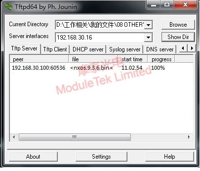 TFTP transfer
