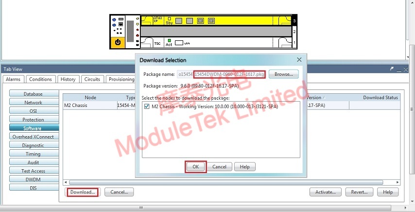 Switching package placement