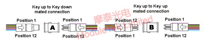 MPO Adapter Types A and B