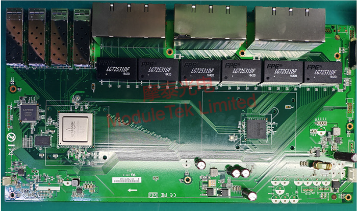 Front of TRENDNET TEG-30284 motherboard