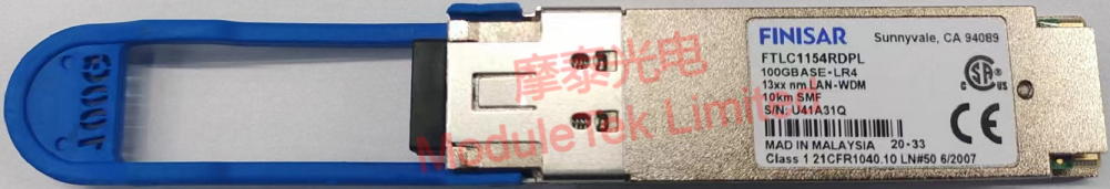  FINISAR QSFP28-100G-LR4光模塊實物圖