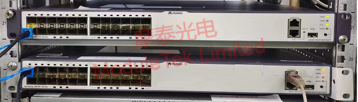  使用摩泰10G DAC進行堆疊