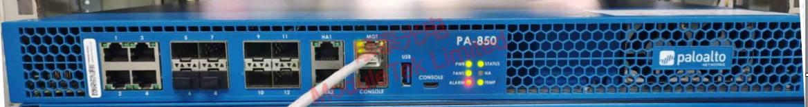 PA-850 device panel