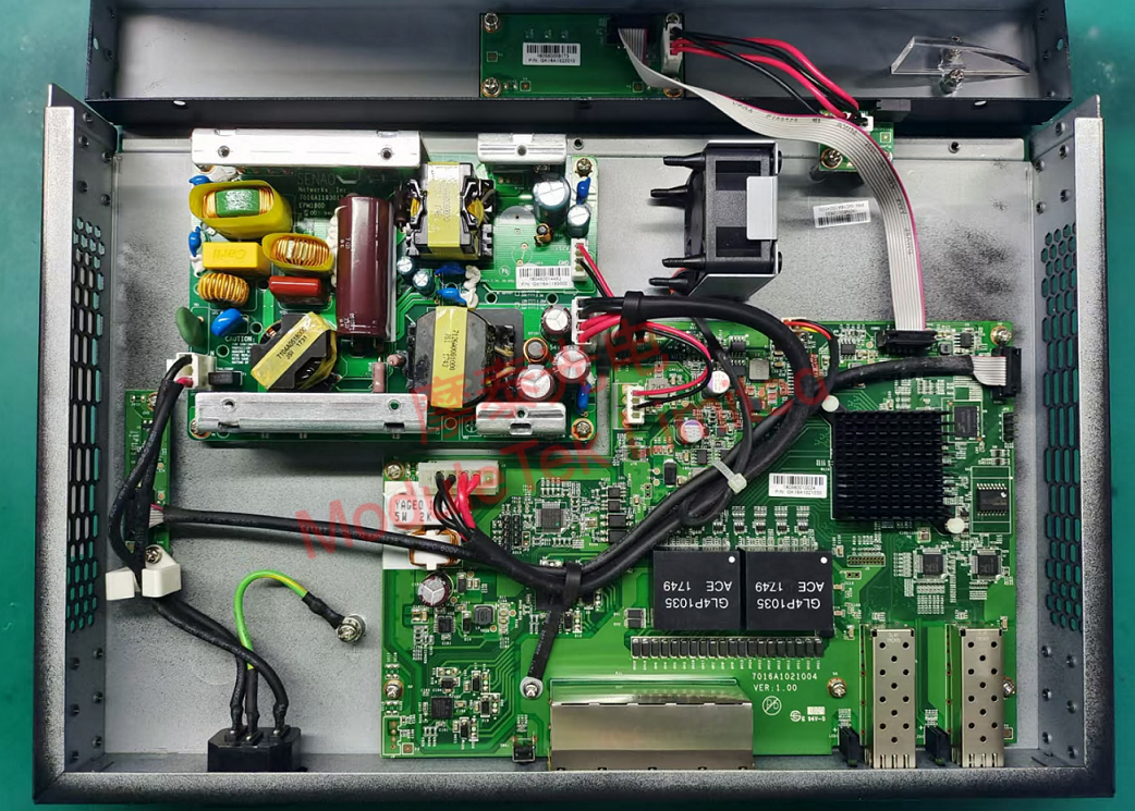 Internal structure of the device