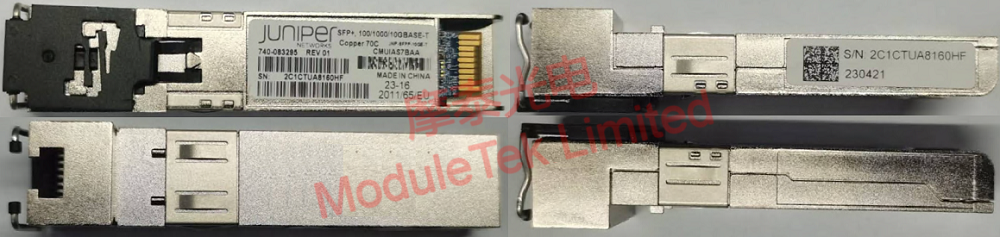JNP-SFPP-10GE-T Physical Demonstration