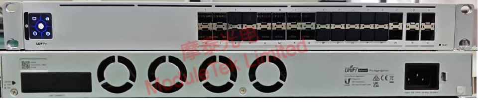 Front/Rear Panel of the USW-Pro-Aggregation Switch