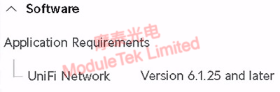 Official UniFi Controller Software Version Requirement