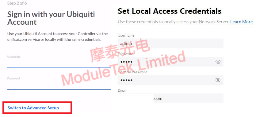 Creating a Local Account