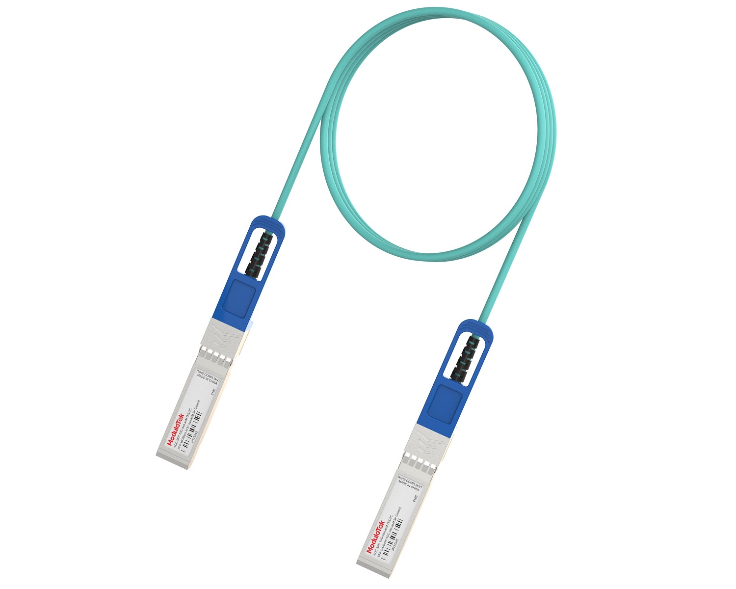 10G Active Optical Cable, SFP, Gen 1 Housing