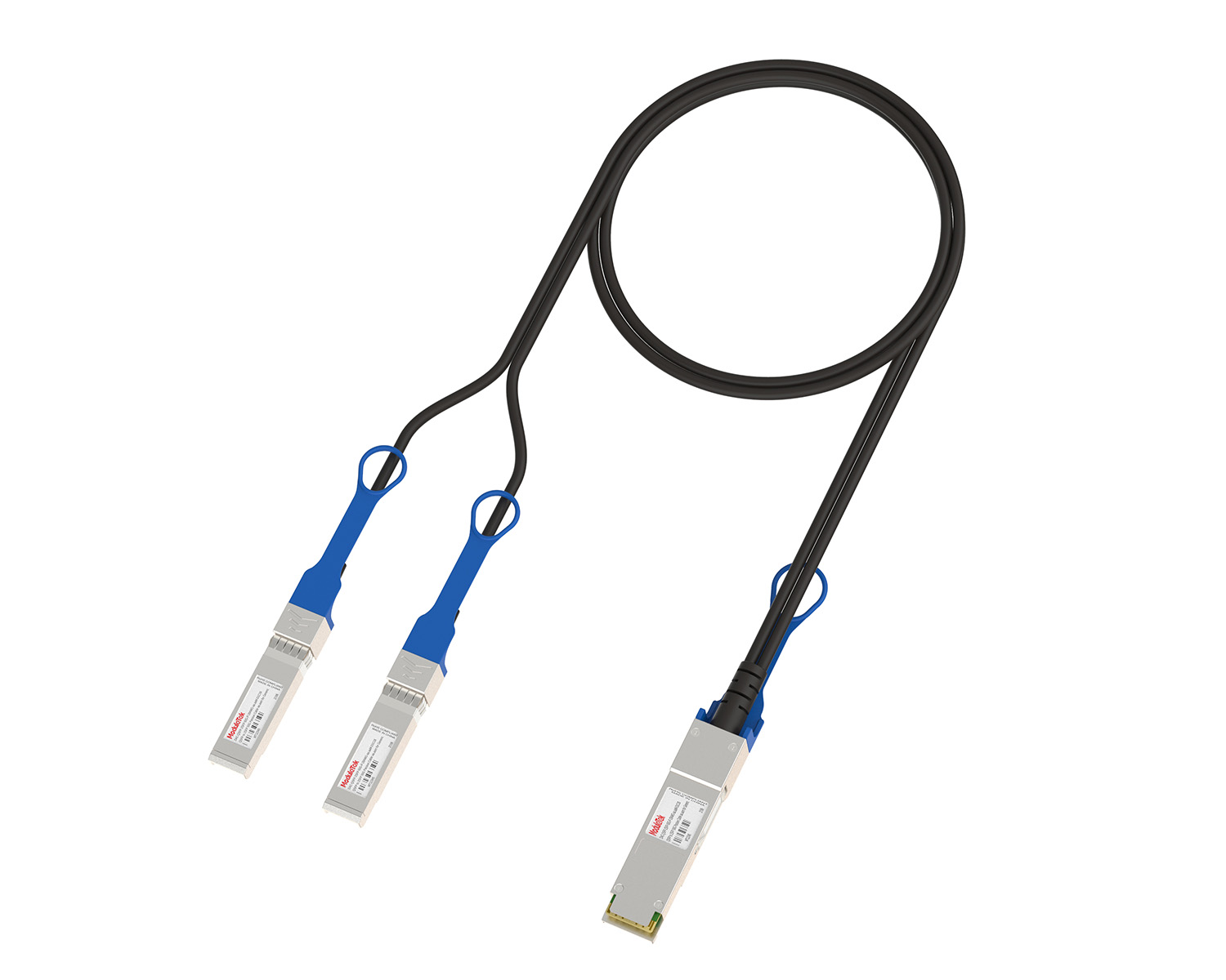 100G Passive Breakout DAC, QSFP to 2×SFP